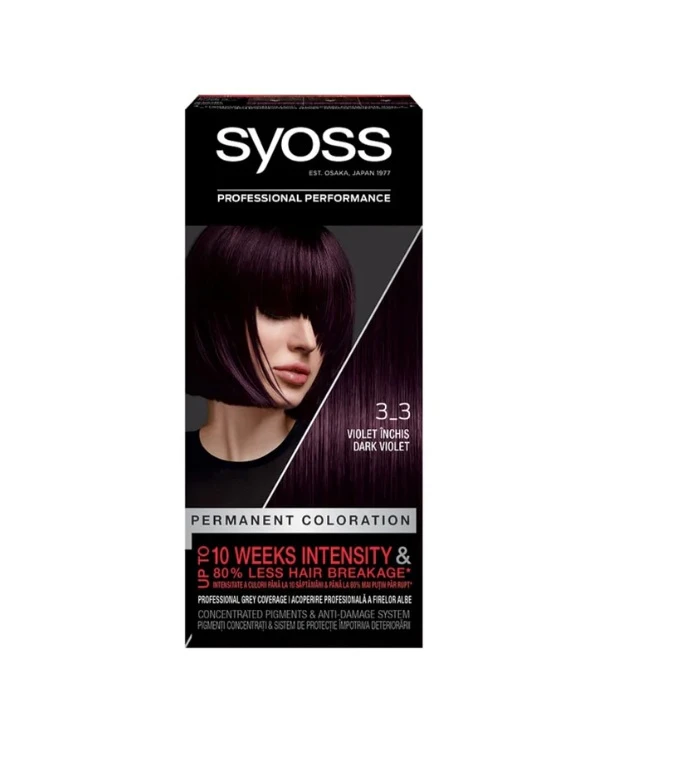 Vopsea Par PROFESSIONAL Syoss 3 3 VIOLET INCHIS